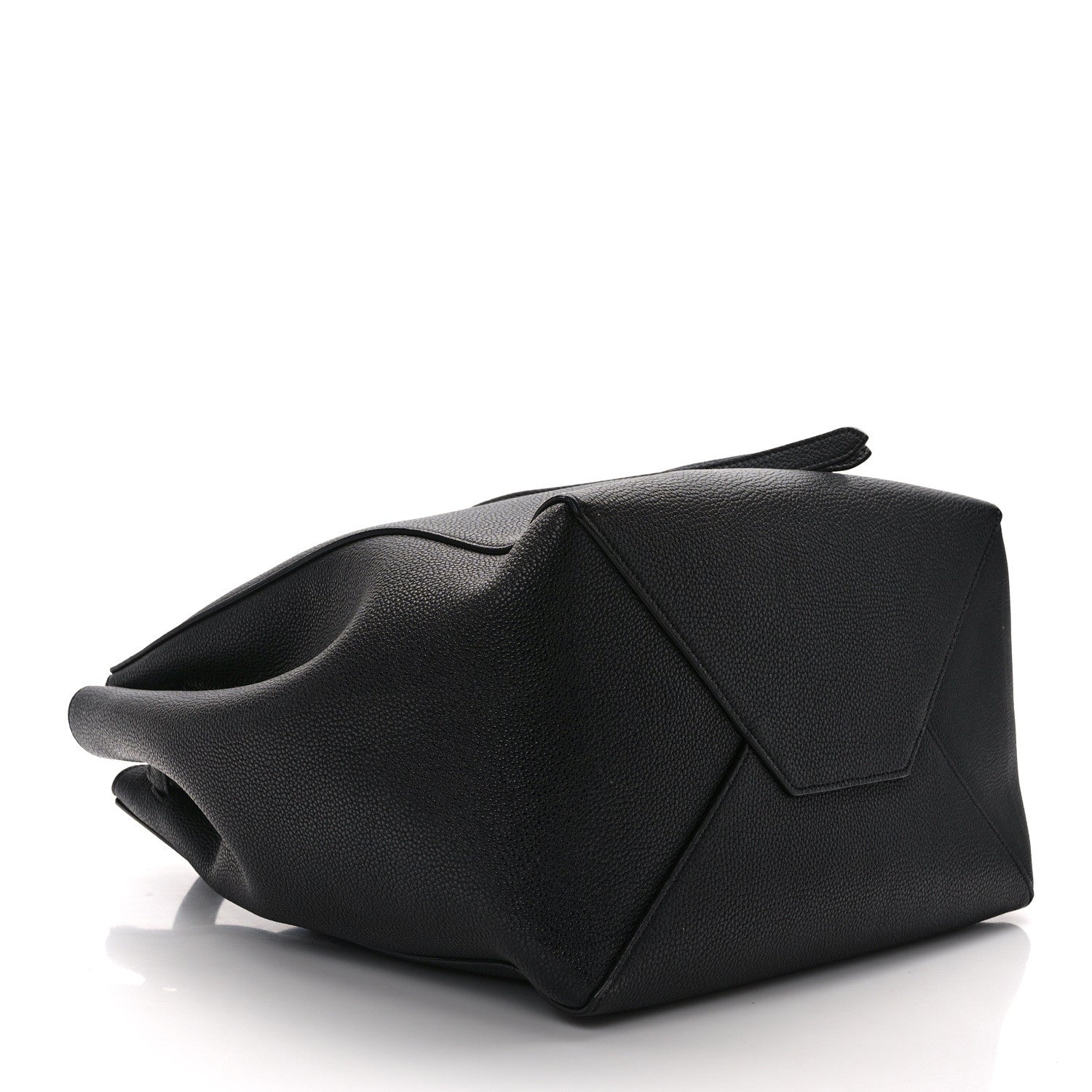 Celine Soft Grained Calfskin Medium Belt Cabas Phantom Black 4 of 14