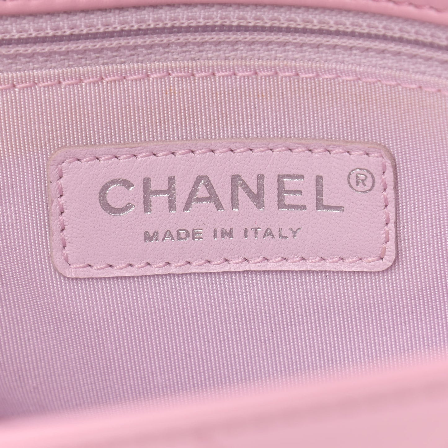 Calfskin Stitched Small Ring My Bag Flap Crossbody Pink