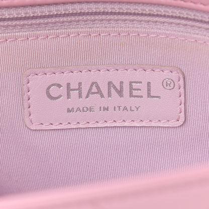 Chanel Calfskin Stitched Small Ring My Bag Flap Crossbody Pink 5 of 10