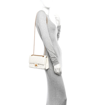 Chanel Aged Calfskin Quilted 2.55 Reissue 225 Flap White 2 of 15