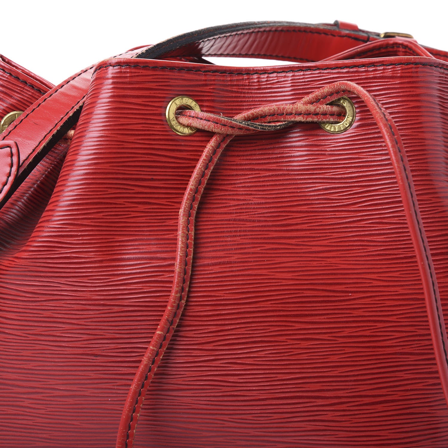 Louis Vuitton Epi Petit Noe Castillan Red 13 of 15