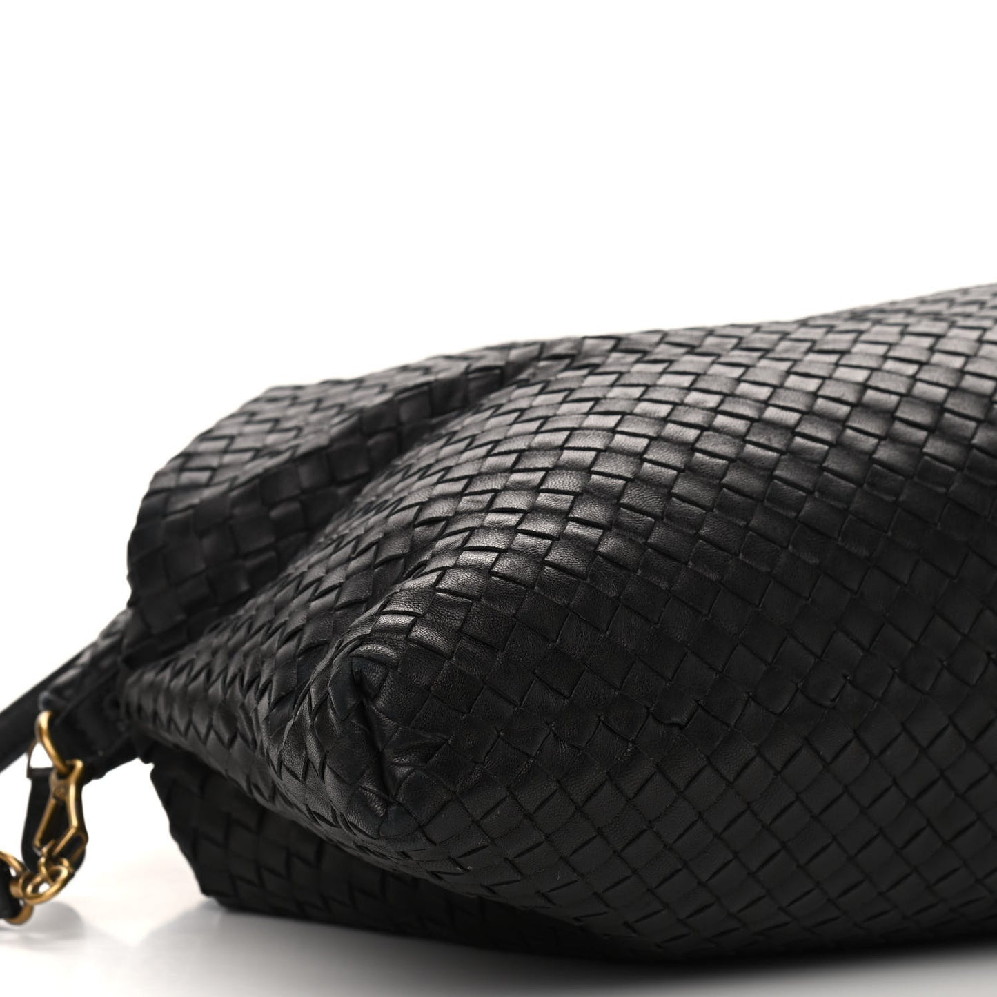 Nappa Intrecciato Maxi Convertible Tote Black