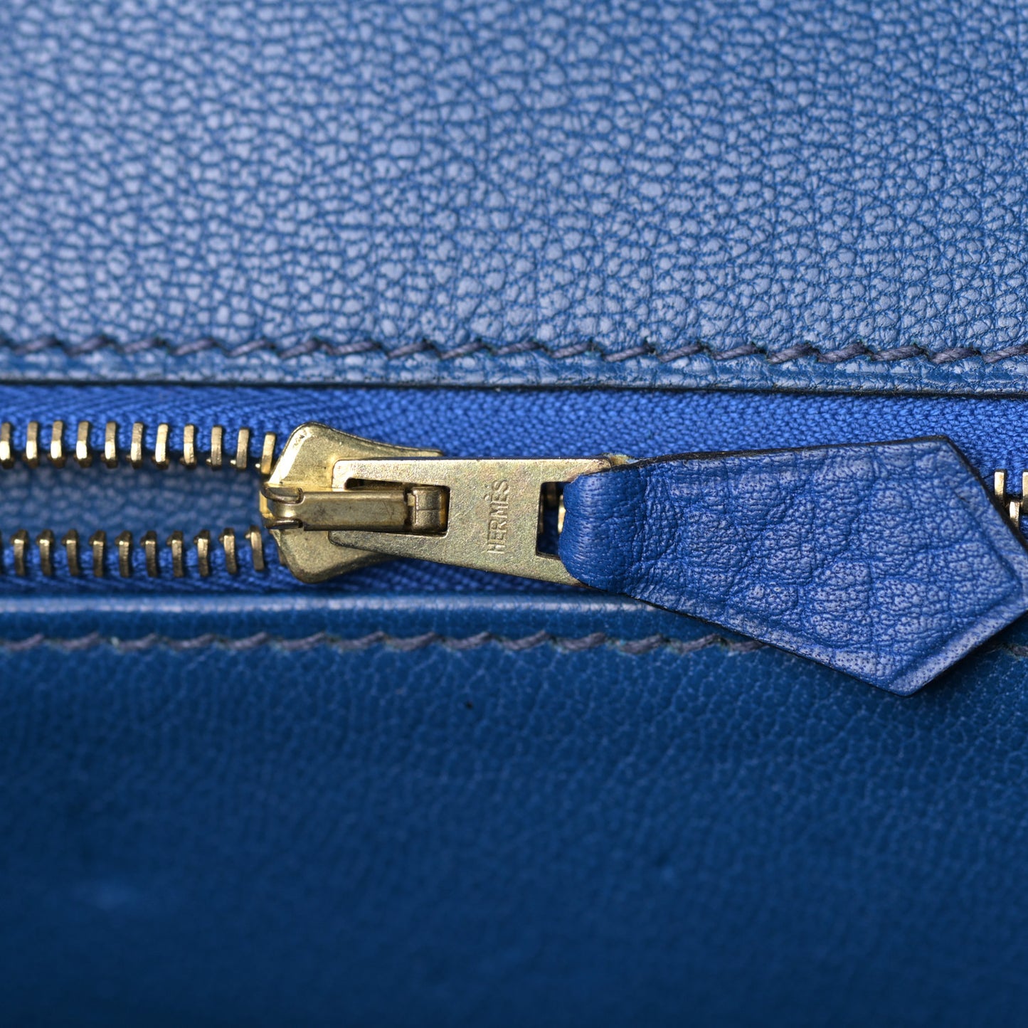 Togo Birkin 35 Bleu France