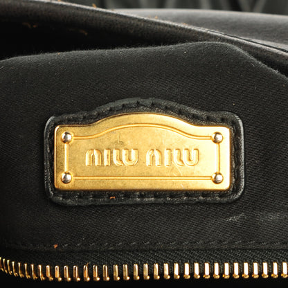 Miu Miu Nappa Matelasse Coffer Hobo Black 12 of 18