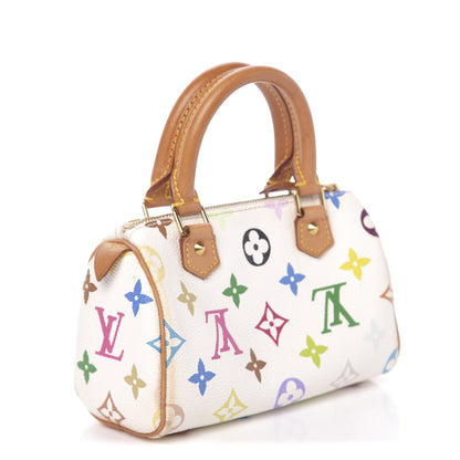 Louis Vuitton Monogram Multicolor Mini Sac HL Speedy White 3 of 13
