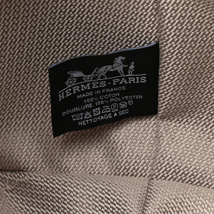 Hermes Canvas Large Bride-A-Brac Pouch Natural Orange 6 of 9