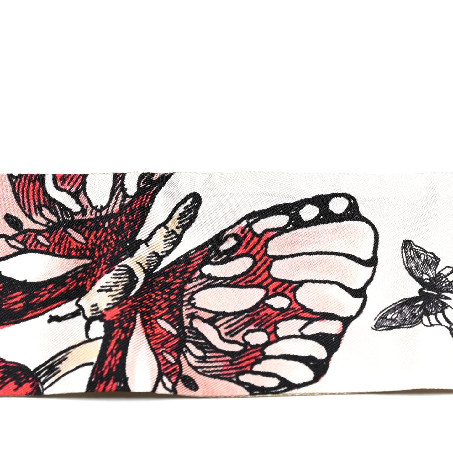 Silk Le Jugement Mitzah Scarf Red