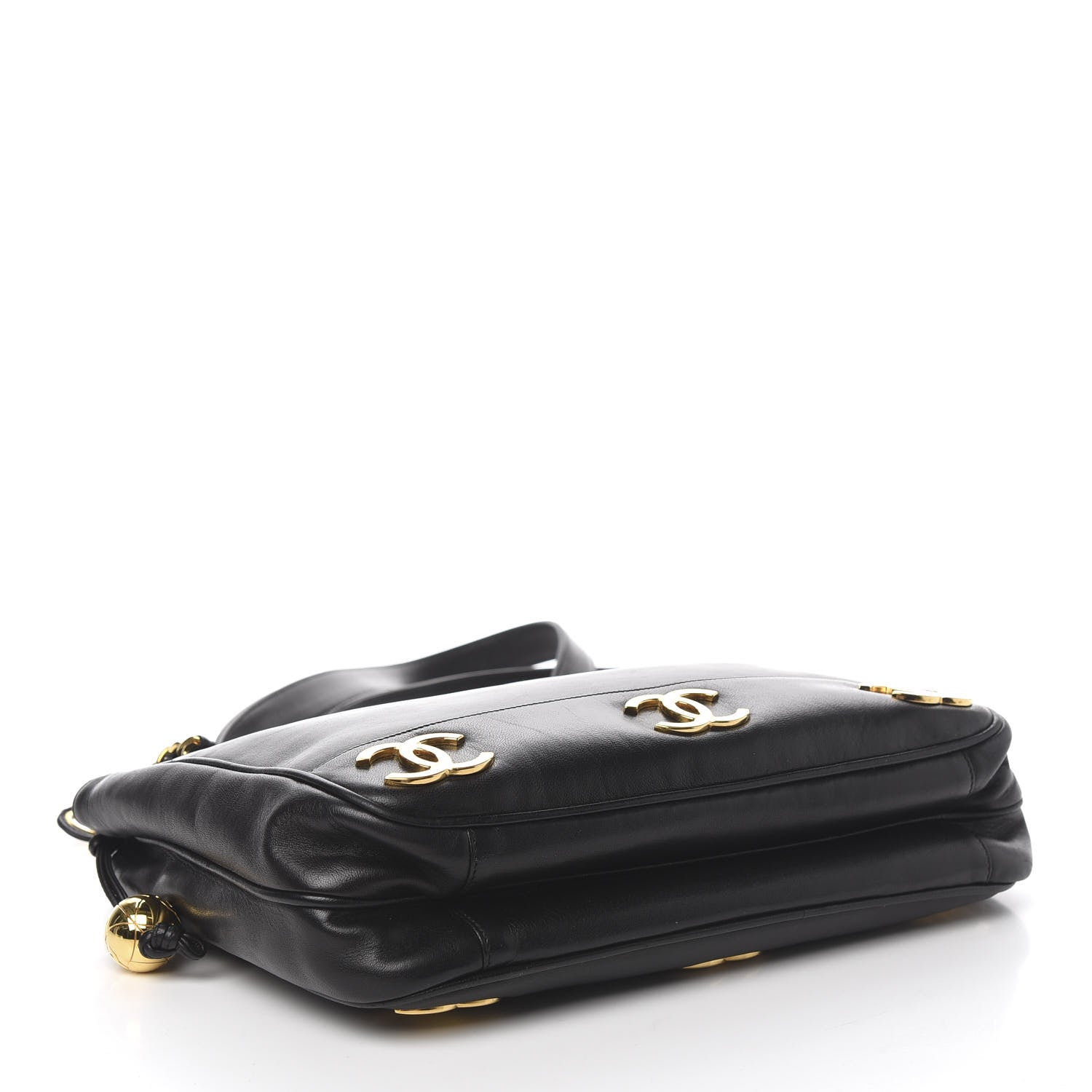 Chanel Lambskin CC Shoulder Bag Black 3 of 14