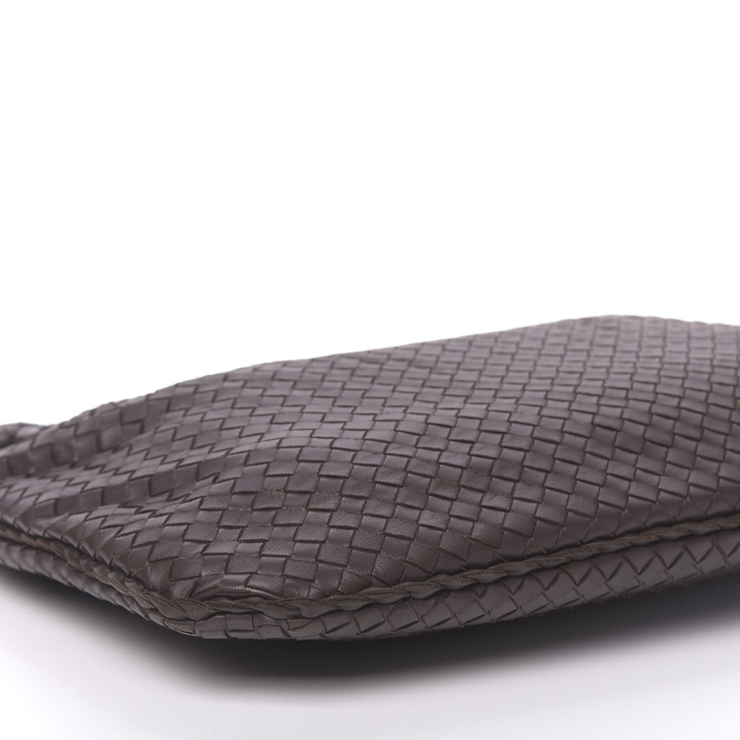 Nappa Intrecciato Large Veneta Hobo Ebano