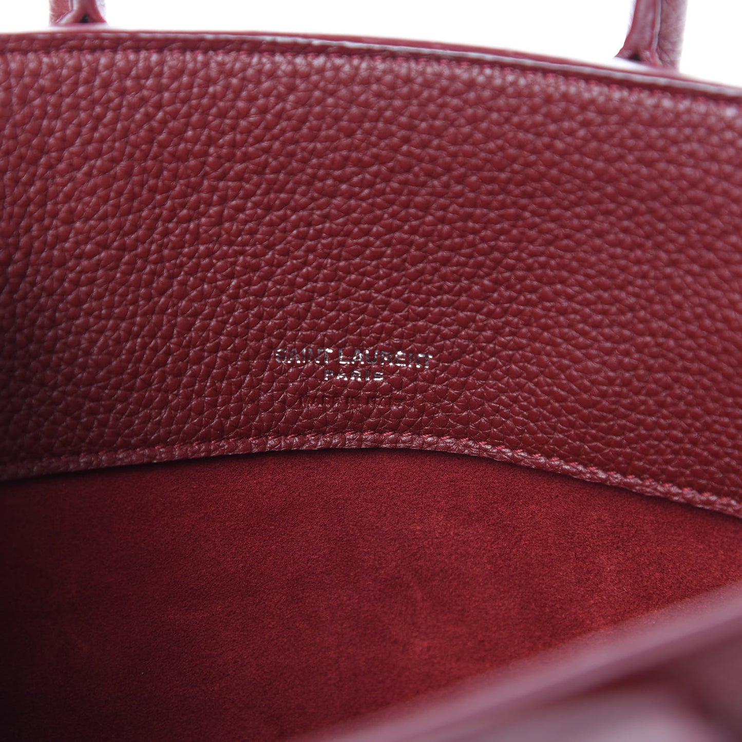 Grained Calfskin Nano Sac De Jour Souple Palissandre