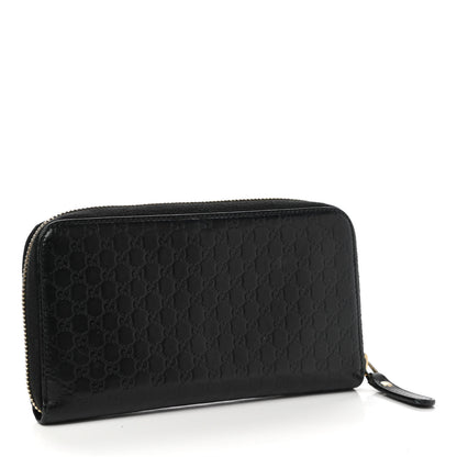 Gucci Microguccissima Zip Around Wallet Black 3 of 9