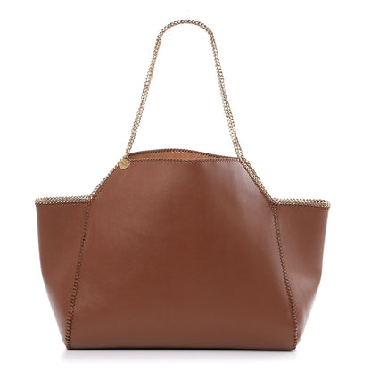 Stella McCartney Alter Nappa Dual Falabella Tote Brown 1 of 7