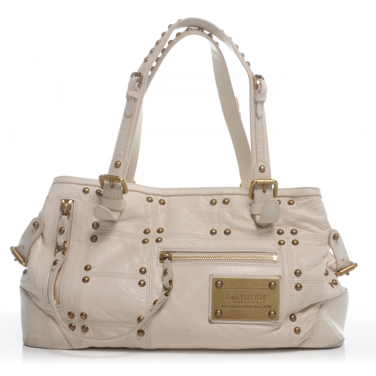 Lambskin Riveting Ecru