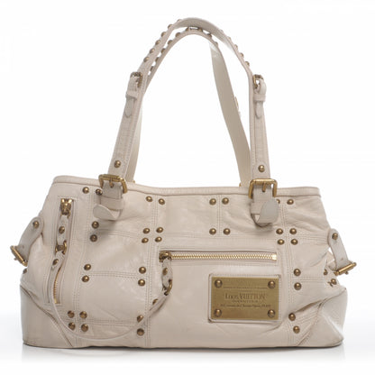 Louis Vuitton Lambskin Riveting Ecru 1 of 12