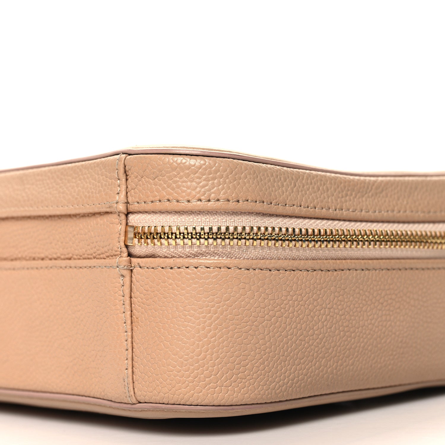 Chanel Caviar Quilted Medium CC Filigree Vanity Case Beige 10 of 12