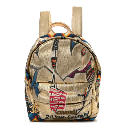 Chanel Graffiti Printed Canvas Street Spirit Backpack Multicolor 1 of 16