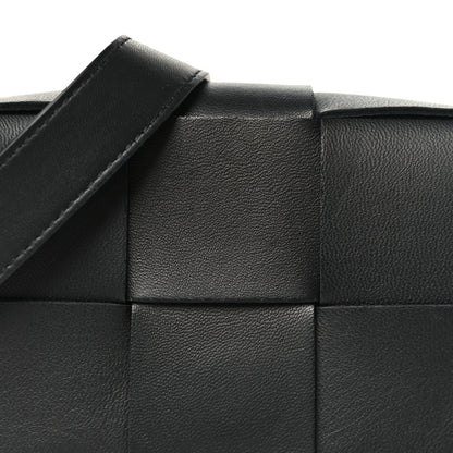Bottega Veneta Lambskin Maxi Intreccio Candy Cassette Crossbody Bag Black 7 of 9