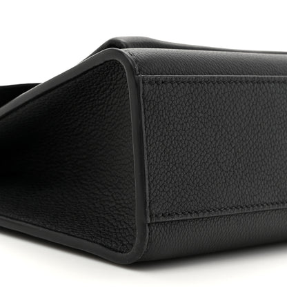 Louis Vuitton Soft Calfskin Mylockme Chain Bag BB Black 9 of 9