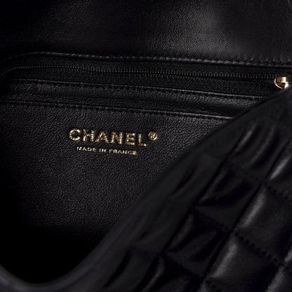 Chanel Lambskin Quilted Mini Rectangular Flap Black 5 of 9