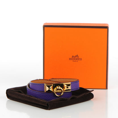 Hermes Epsom Rivale Bracelet M Crocus 14 of 15