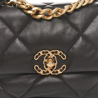Chanel Lambskin Quilted Medium Chanel 19 Flap Dark Brown 8 of 10