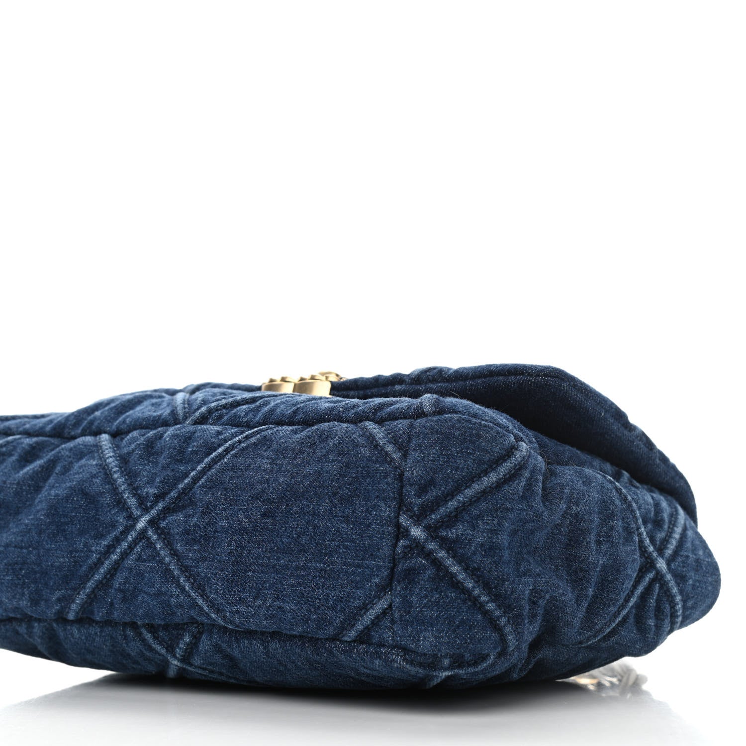 Chanel Denim Quilted Medium Chanel 19 Flap Blue 9 of 10