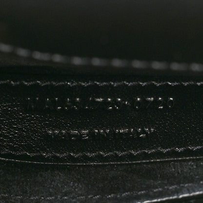 Saint Laurent Smooth Calfskin Medium Monogram Sunset Satchel Black 7 of 10