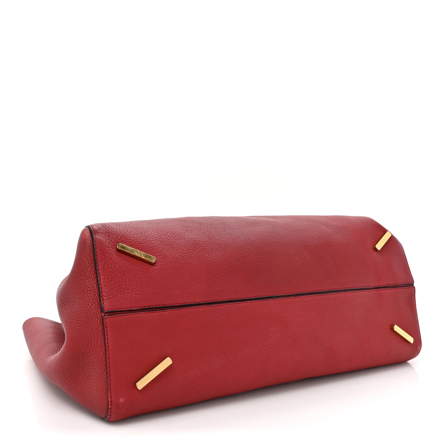 Calfskin Barcelona Tote Scarlet Red