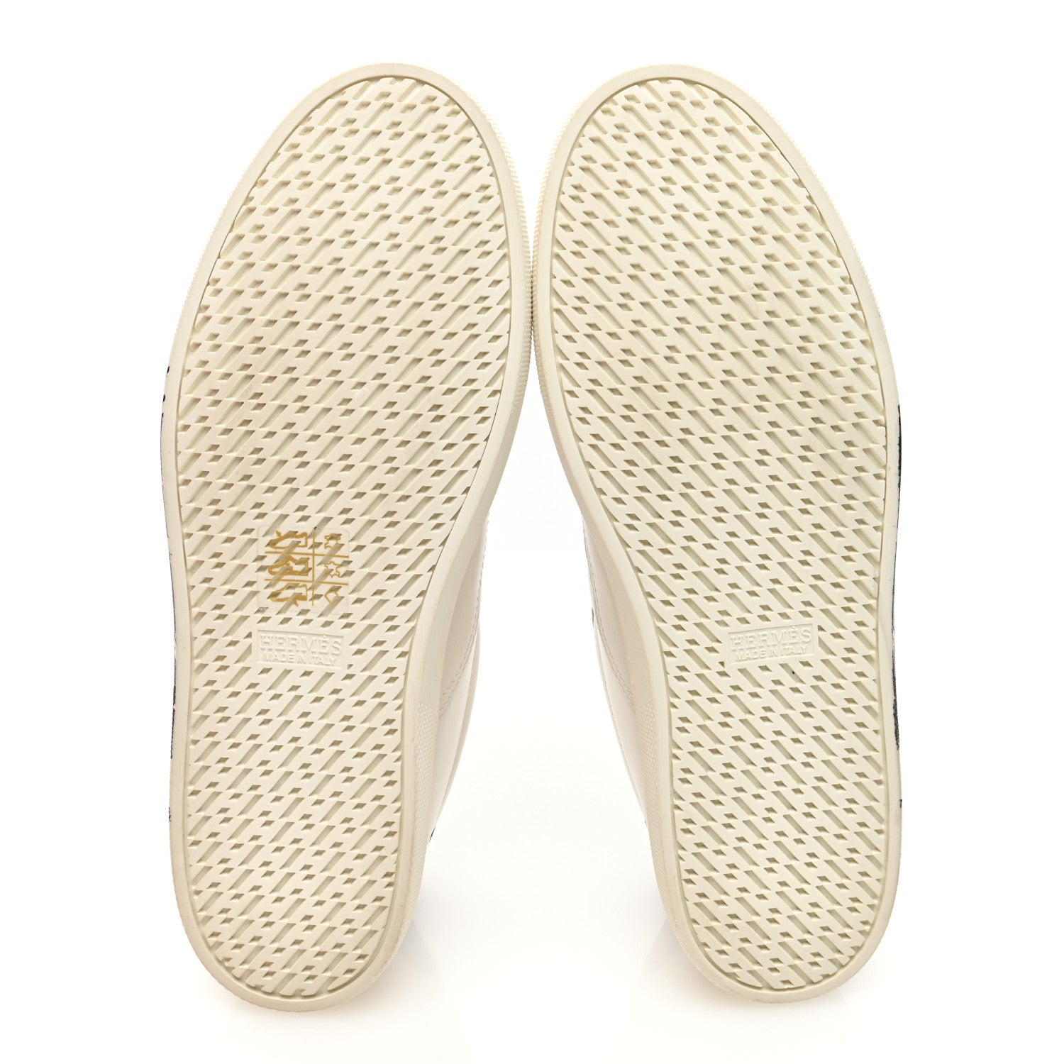 Hermes Swift Peinture Fraiche Womens Quicker Sneakers 37 White Black 5 of 7