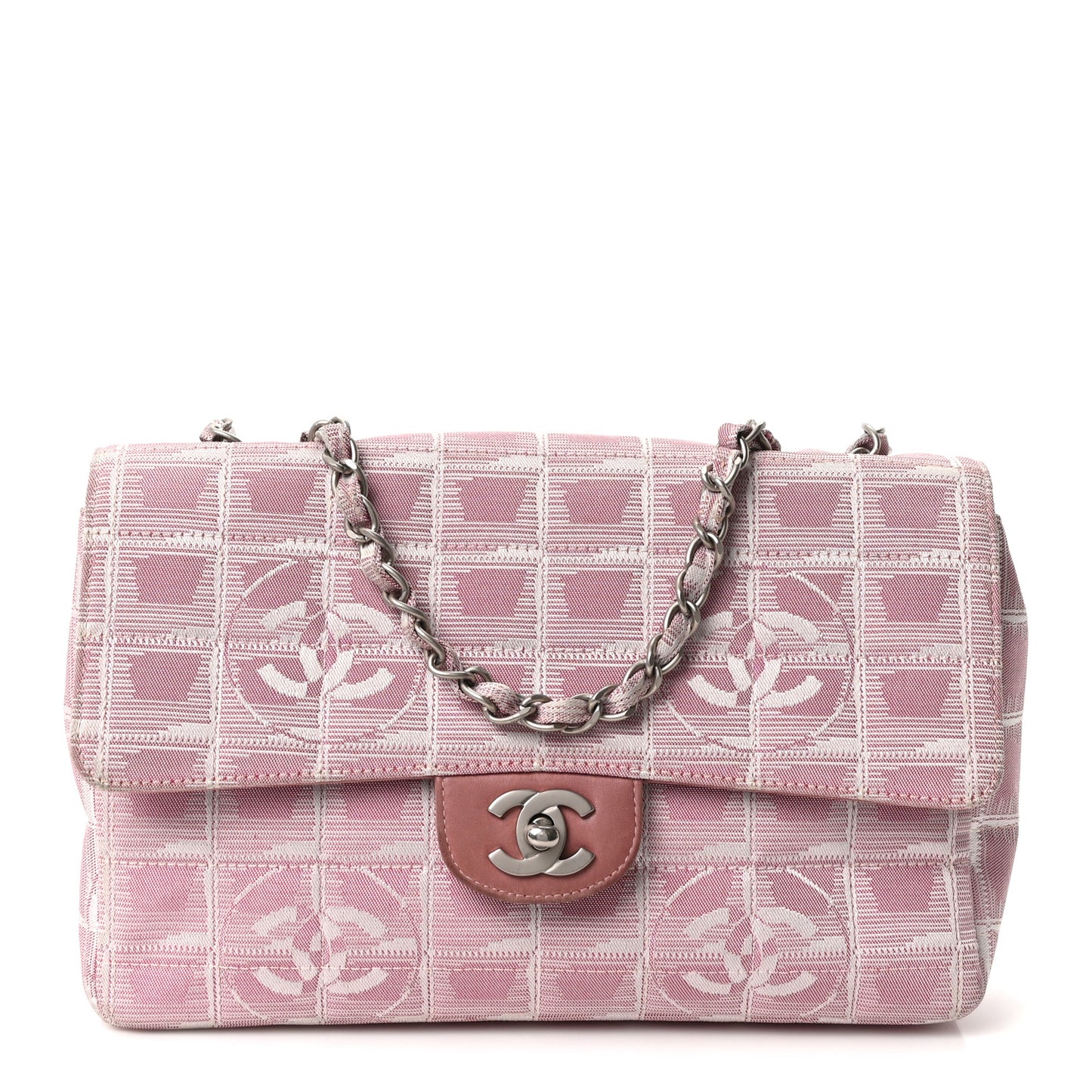 Nylon Medium Travel Flap Pink