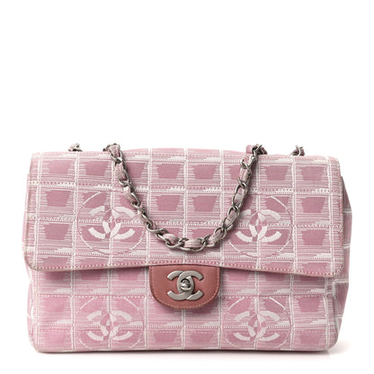 Chanel Nylon Medium Travel Flap Pink 1 of 9