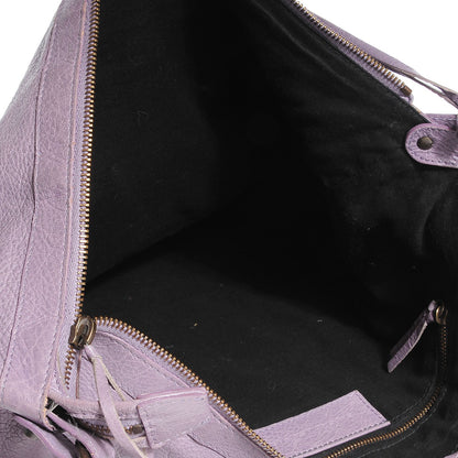 Balenciaga Agneau Classic Hardware Day Hobo Glycine 10 of 14