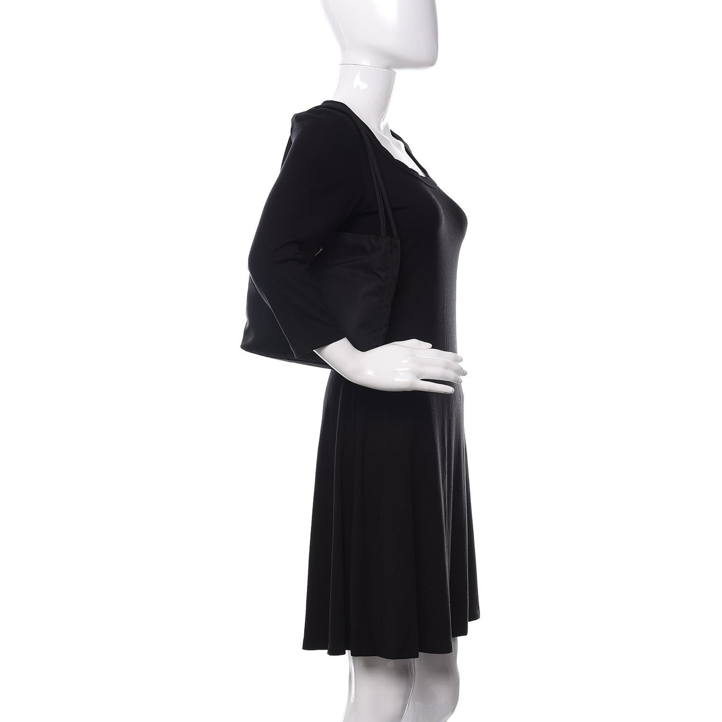 Tessuto Nylon Vela Shoulder Bag Black