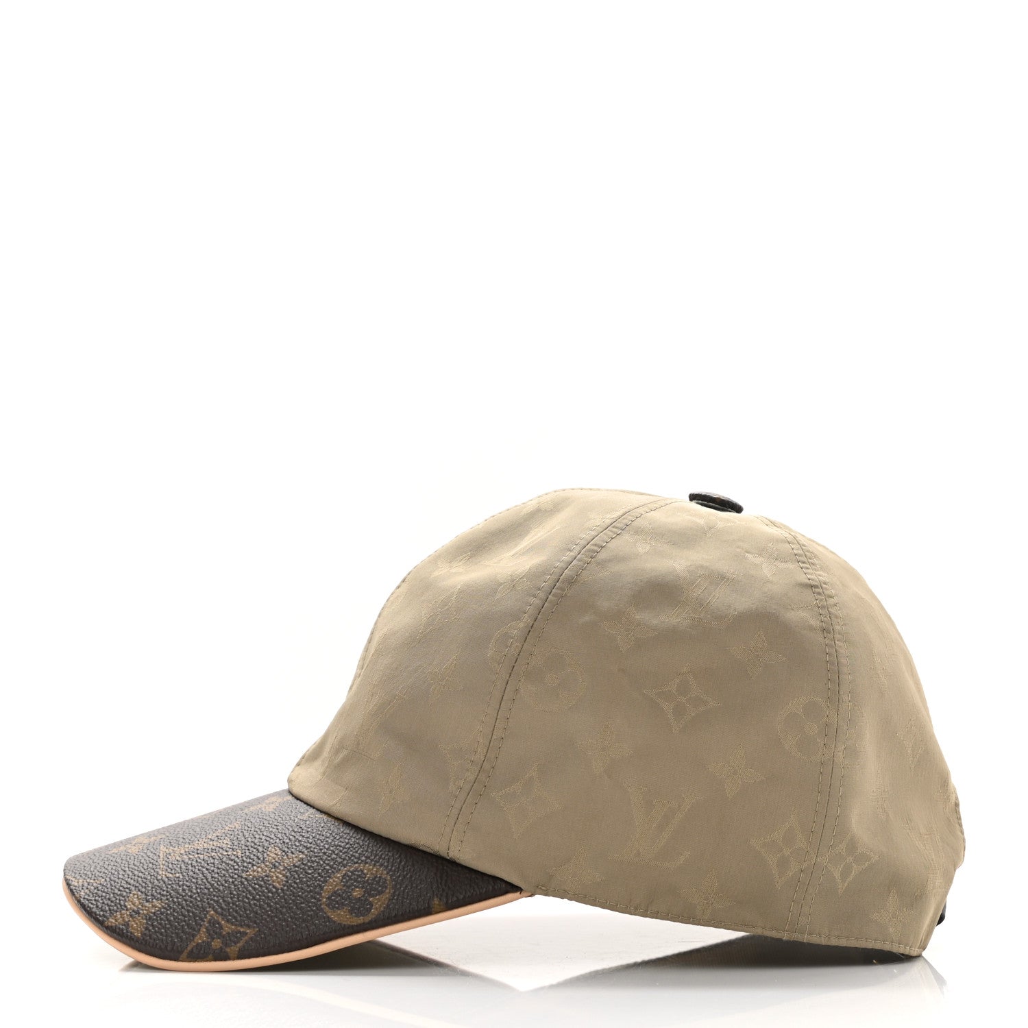 Louis Vuitton Polyester Silk Monogram LV Get Ready Cap M Beige 4 of 8