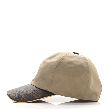 Louis Vuitton Polyester Silk Monogram LV Get Ready Cap M Beige 4 of 8