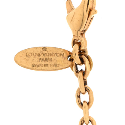 Louis Vuitton Love Letters Timeless Long Necklace Gold 2 of 3