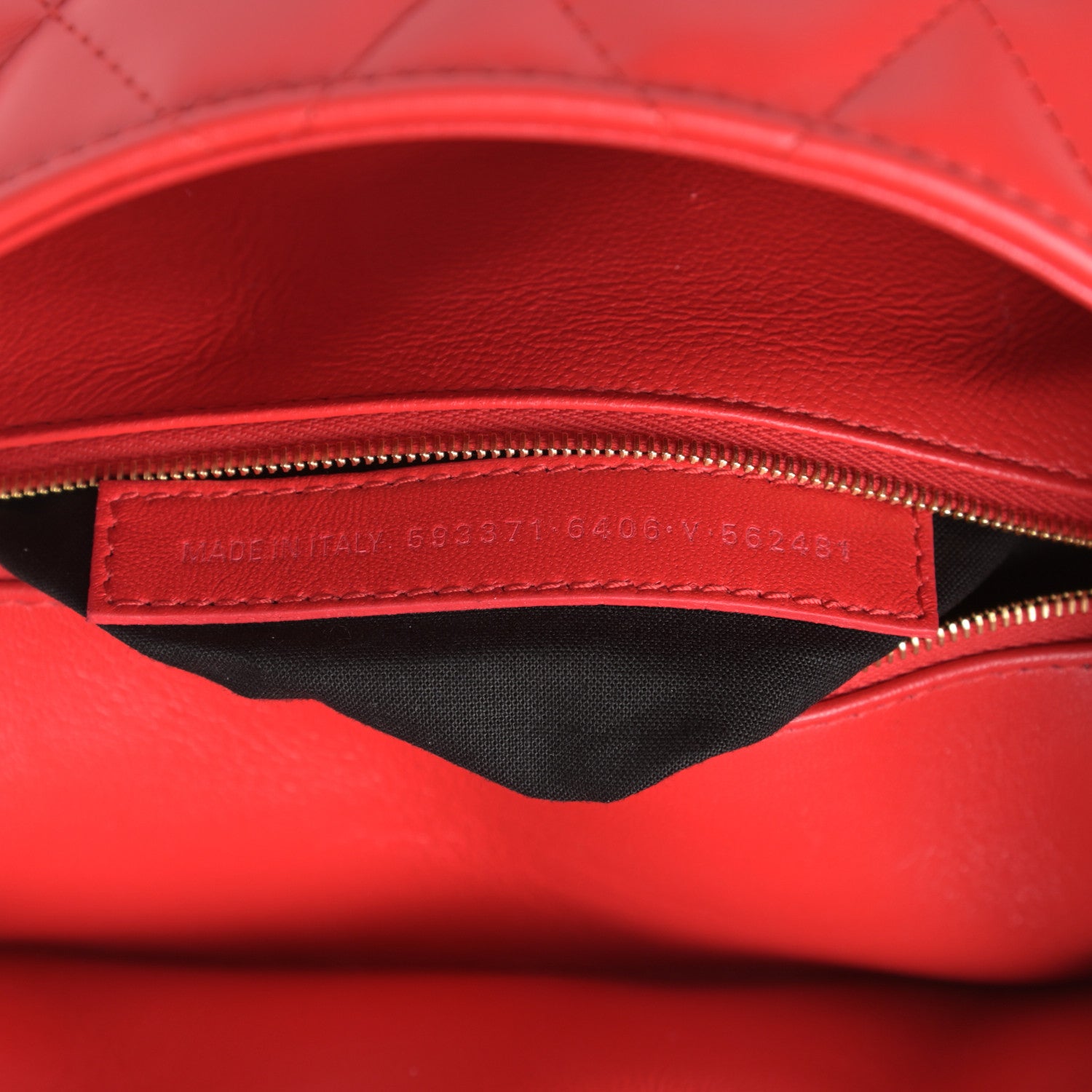 Balenciaga Nappa Calfskin Quilted Medium Touch B Shoulder Bag Bright Red 7 of 11