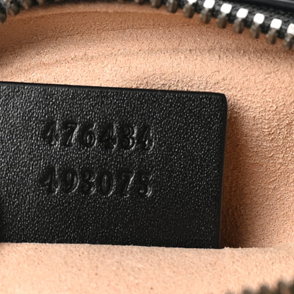 Gucci Calfskin Matelasse GG Marmont Belt Bag 75 30 Black 7 of 11