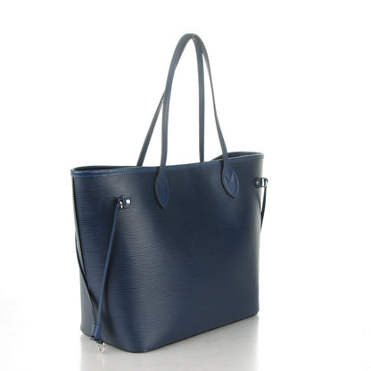 Louis Vuitton Epi Neverfull MM Indigo 3 of 8