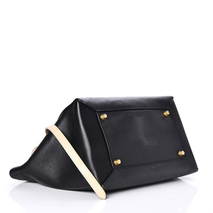 Celine Smooth Calfskin Large Bi-Color Belt Bag Black 4 of 13