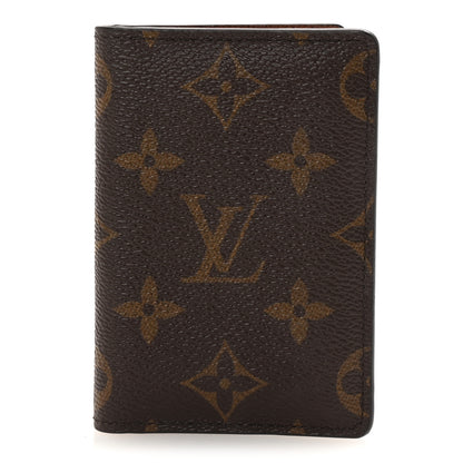 Louis Vuitton Monogram Pocket Organizer Card Holder NM 1 of 7