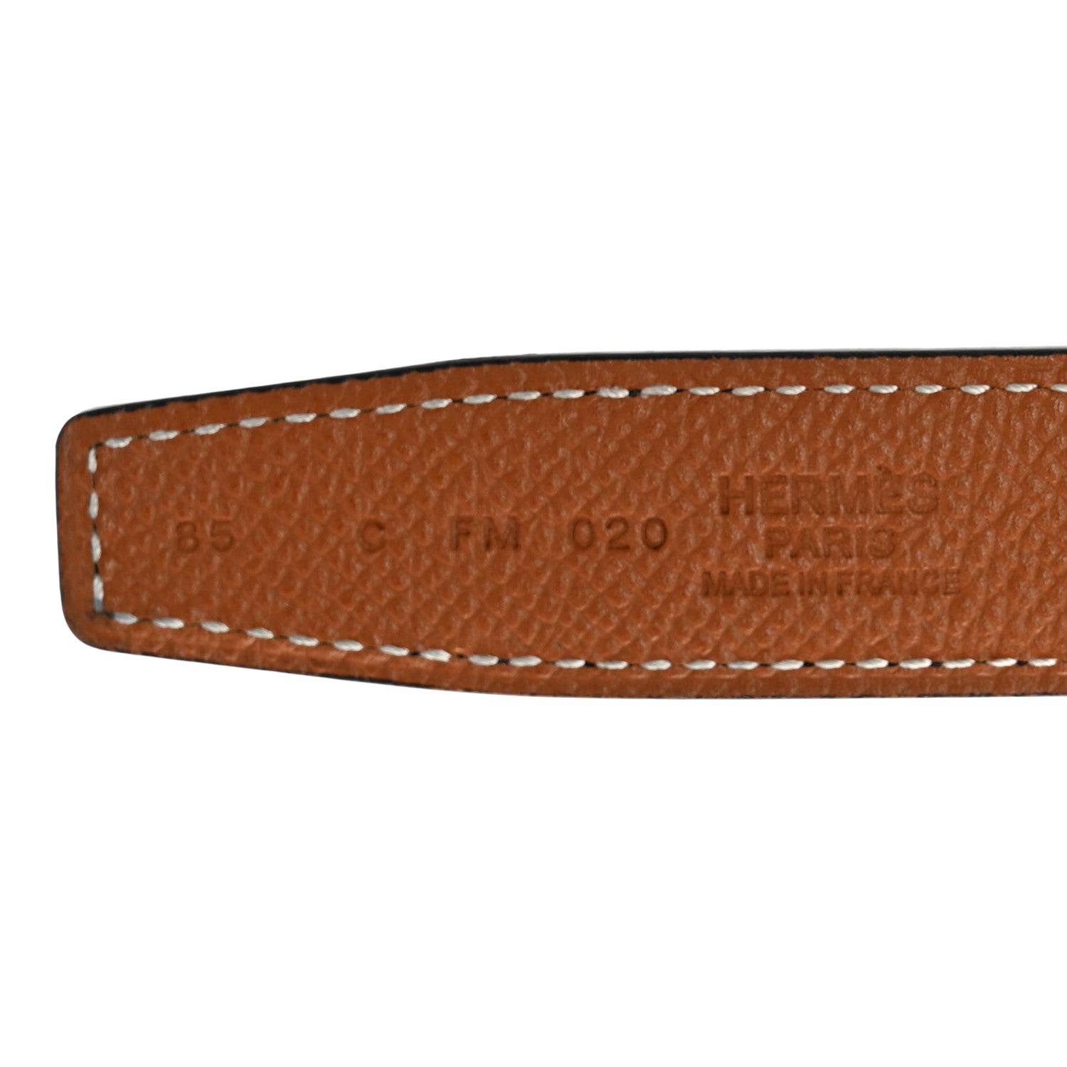 Hermes Swift Epsom 24mm Collier De Chien Belt 85/34 Black Gold 5 of 7