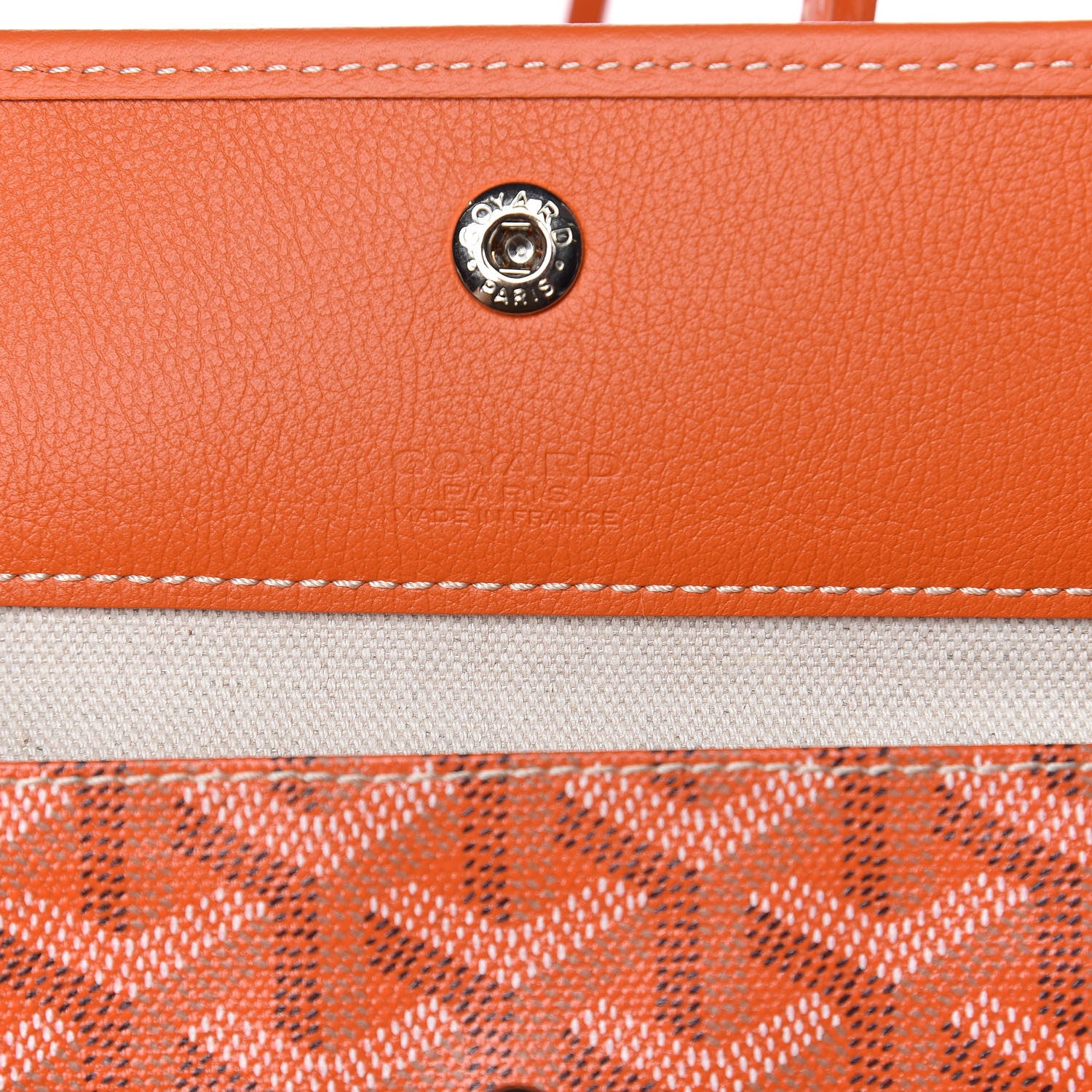 Goyard Goyardine Saint Louis GM Orange 9 of 11