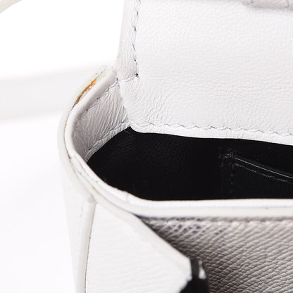 Balenciaga Grained Calfskin Logo Print Ville Day Bag XS White 18 of 18