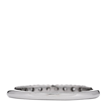 Tiffany Platinum Diamond .25ctw Embrace Half Circle Band Ring 54 7 3 of 5