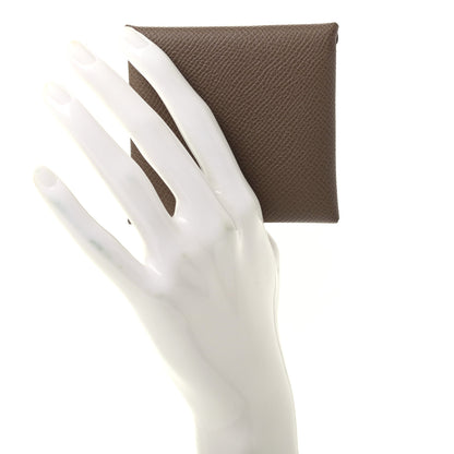 Hermes Epsom Bastia Coin Purse Etoupe 2 of 6