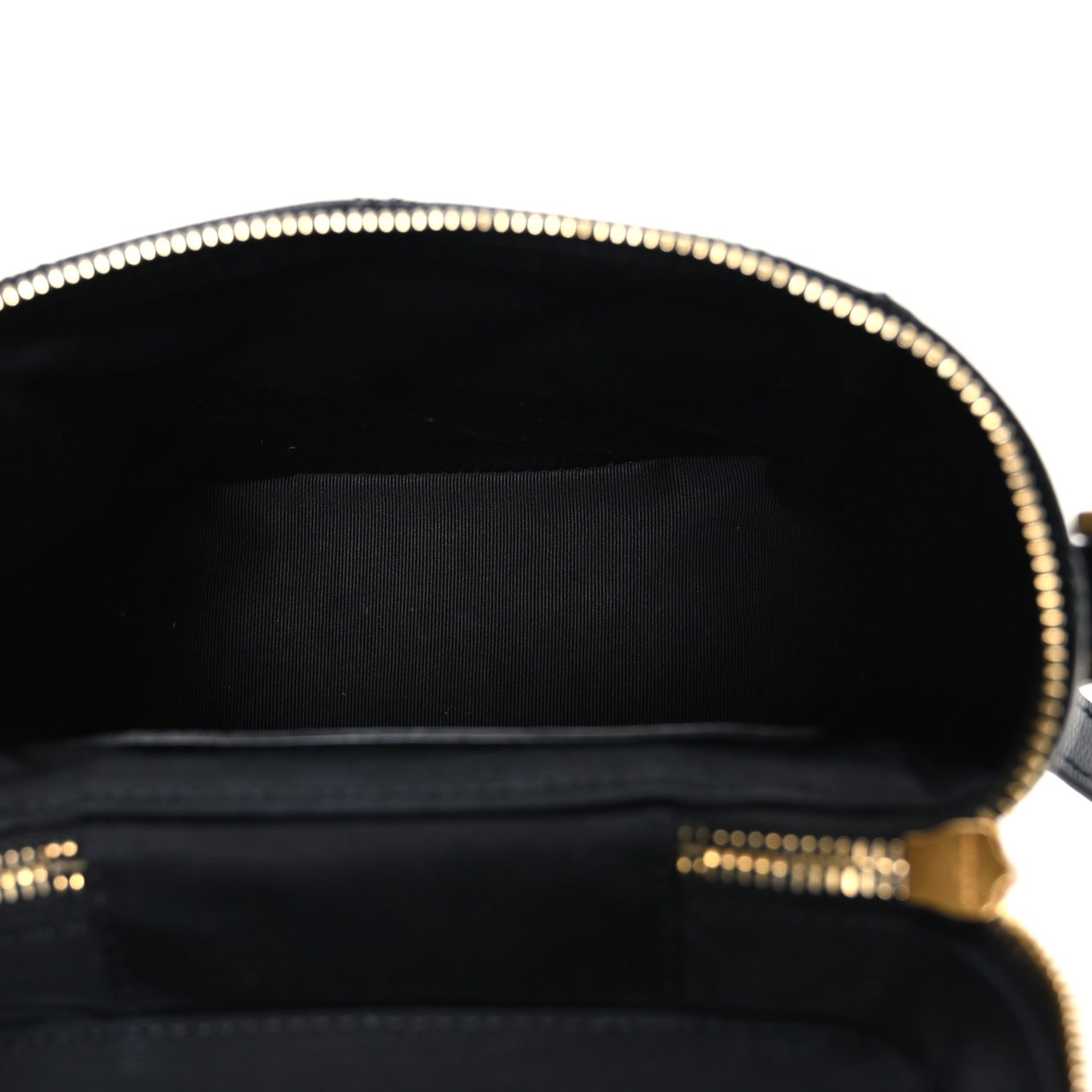 Grain de Poudre Quilted 80's Vanity Bag Black