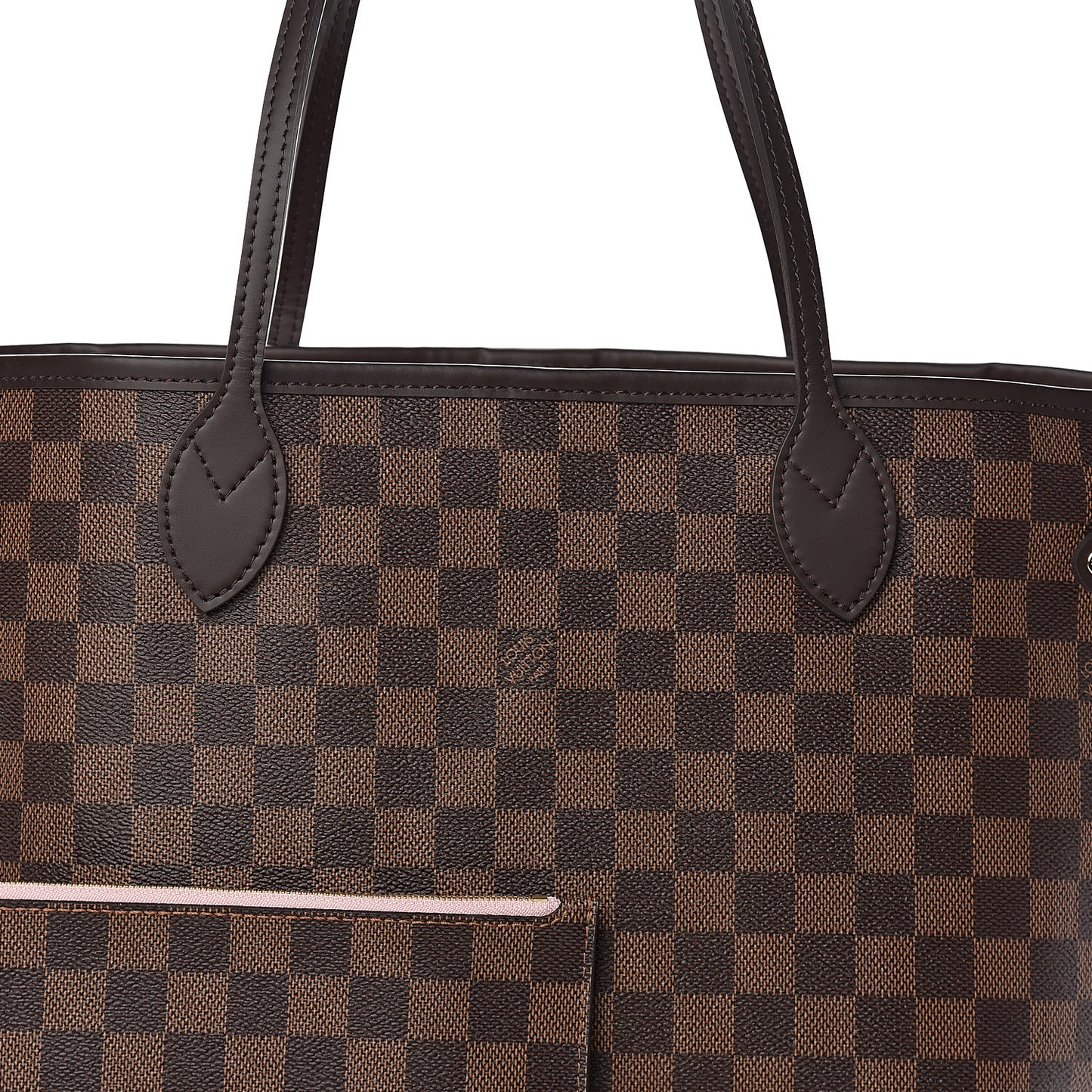 Damier Ebene Neo Neverfull MM Rose Ballerine