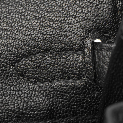 Hermes Togo Birkin 25 Black 11 of 34