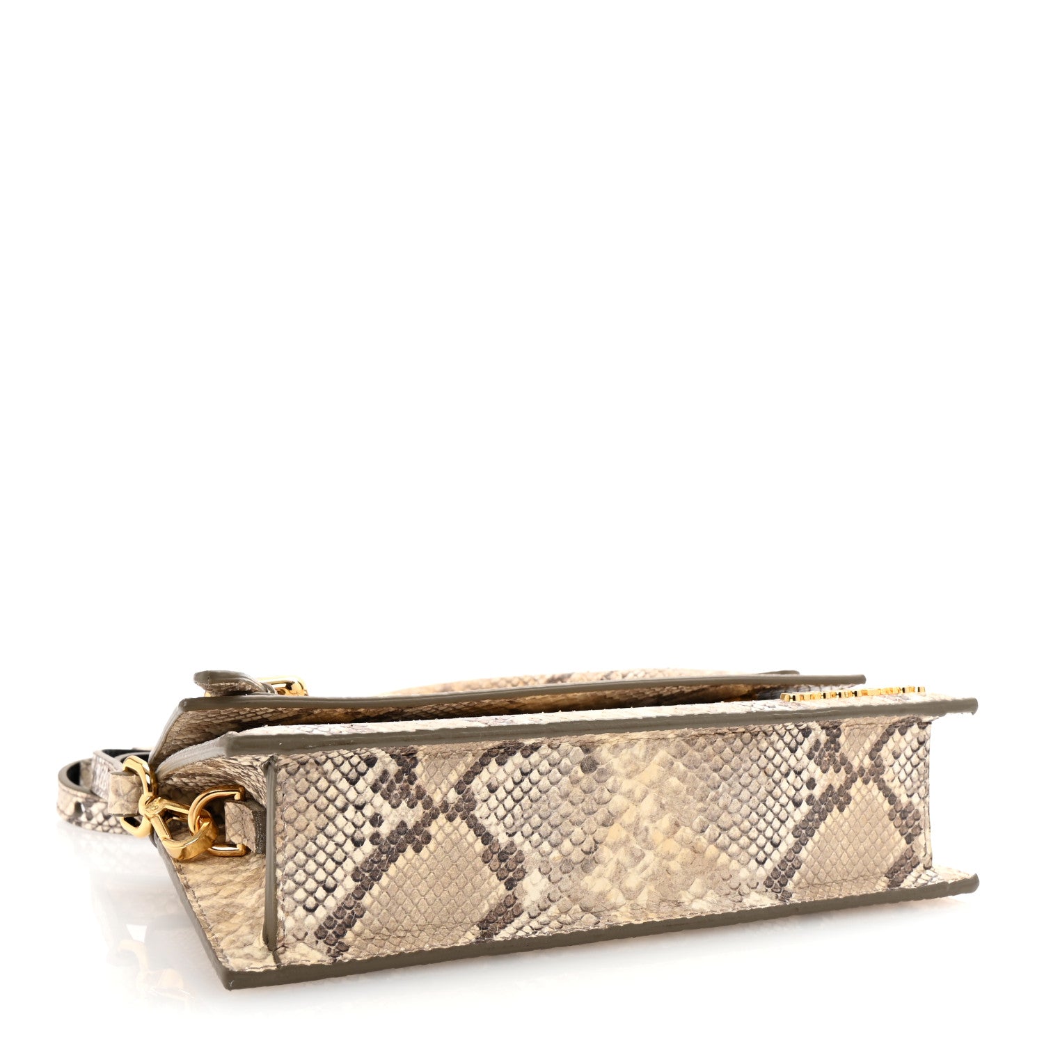 Jacquemus Snakeskin Le Chiquito Boucle Long Beige 4 of 10
